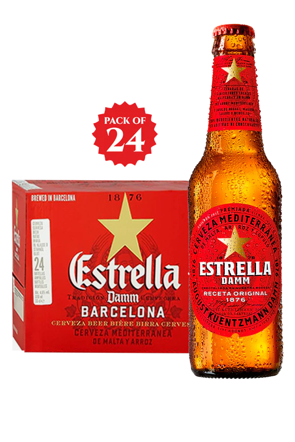 Estrella Damm Lager Bottle 33CL