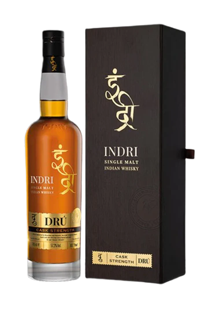 Indri Dru Cask Strength Single Malt Whisky 70CL