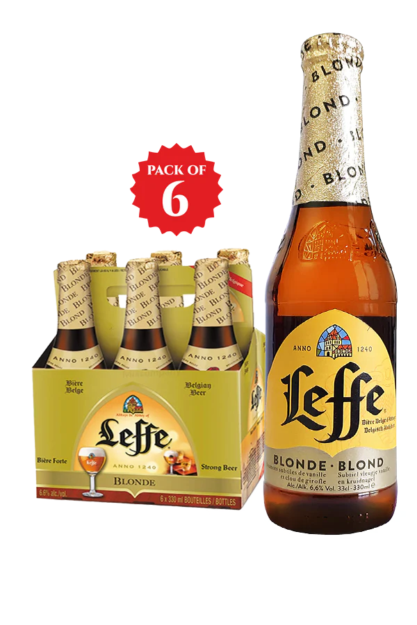 Leffe Blond Beer Bottles 33CL - Image 2