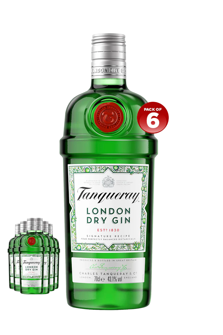 Tanqueray London Dry Gin 1L (PACK OF 6)